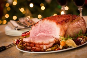 Traditional Glazed Holiday Ham Dinner