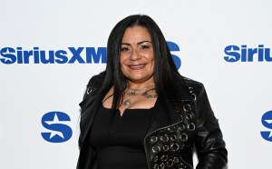 NEW YORK, NEW YORK - APRIL 10: (EXCLUSIVE COVERAGE) Musician Lisa Lisa visits SiriusXM Studios on April 10, 2024 in New York City. (Photo by Slaven Vlasic/Getty Images)