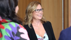 Jenna Fischer arrives to Variety's Entertainment & Technology Summit Presented by City National Bank at 1 Hotel West Hollywood on September 15, 2022, in West (Photo by Katie Jones/Variety via Getty Images)
