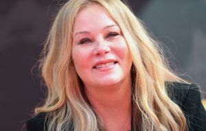 US actress Christina Applegate speaks during her Hollywood Walk of Fame star ceremony at the Hollywood Walk of Fame in Hollywood, California, on November 14, 2022. (Photo by VALERIE MACON / AFP) (Photo by VALERIE MACON/AFP via Getty Images)