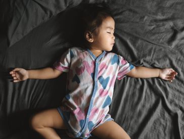 Toddler girl sleeping
