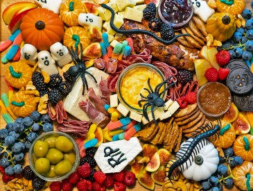 halloween grazing board
