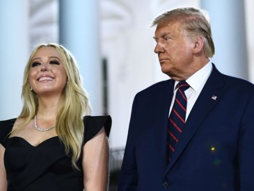 Tiffany Trump and Donald Trump