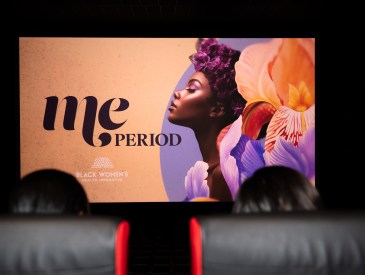 Screen showing 'Me Period' documentary