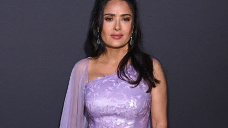 Salma Hayek attending the Kering Women In Motion Awards during the 77th Cannes Film Festival in Cannes, France. Picture date: Sunday May 19, 2024.