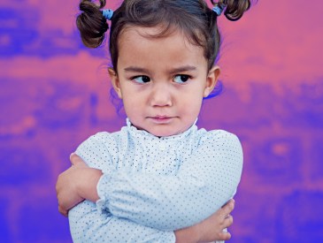 toddler tantrum sad girl kid