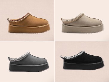 dream pairs platform flip-on slippers, dream pairs ugg dupes, ugg tazz slippers dupe, affordable ugg dupes, amazon lightning deal