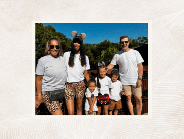 Janice Robinson-Celeste and family